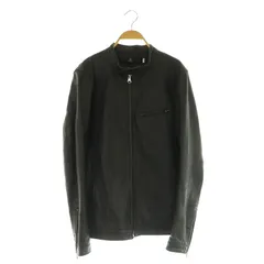 B&Y ユナイテッドアローズ BEAUTY&YOUTH ビューティー&ユース ゴート シングルライダース ジャケット やぎ革 L ブラック /MY ■OSのサムネイル