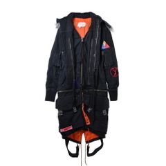 Salvatore Ferragamo ガンチーニフック ノーカラー チェスター コート  