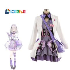 【靴だけで即コス可！】にじさんじ　健屋花那　メイド服  コスプレ衣装　ウィッグ付  0015
