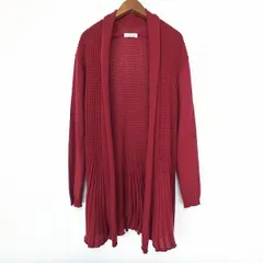 #anc サガン エイチ SAGAN H カーディガン M ボルドー アトリエサガン ニット レディース [927709]
