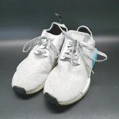 ◇ adidas アディダス S80207 クッション性 紐調節 ブランドロゴ 軽量 スニーカー サイズUS6 グレー レディース E  【1307260039665】