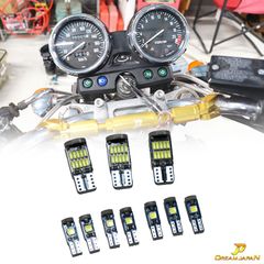 バリオス250 / LED メーター球 T10 / T5セット【４色あり】 インジゲーター球 セット カワサキ ヤマハ ホンダ 様々な車種に対応 セットで超お得！CB400 ゼファー400 / 1100 ネイキッド【メール便】