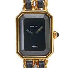 シャネル プルミエールM ゴールド メッキ レザー レディース CHANEL  