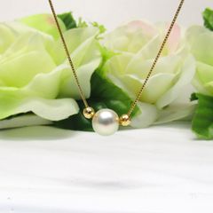 18金　パールペンダントネックレス