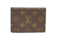 ルイ ヴィトン モノグラム ポルト2 カルトヴェルティカル M60533 パスケース 定期入れ カードケース 茶 ブラウン Louis Vuitton 1184k