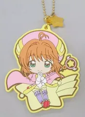 【中古】キーホルダー・マスコット(キャラクター) 木之本桜(星の杖) キャラクターラバーチャーム 「一番くじ アニメ カードキャプターさくら クリアカード編～Starlight collection～」 F賞