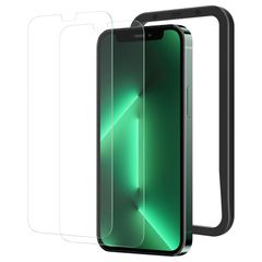 【人気商品】対応 2枚セット Max Max Max Pro Pro 12 ガイド枠付き iPhone iPhone 保護 ガラス 強化 フィルム NSP20I111 用 13 iPhone12Pro ガラスフィルム NIMASO