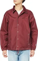 【新品】Champion(チャンピオン) メンズ COACH JACKET カジュアルウェア 長袖ジャケット　マルーン C3T606-970