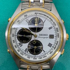 激レア セイコ SEIKO 7T32-F101 クロノグラフ シルバー ゴールド 激レア セイコ SEIKO 7T32-F101 クロノグラフ シルバー ゴールド