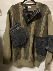 リメイク　古着　ニット　セーター　メンズ