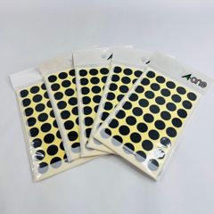 【新品未開封】エーワンラベルシール 丸型 ブラック ５枚セット