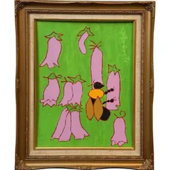 熊谷守一 肉筆 色紙 水彩画  蝸牛(かたつむり) 熊谷守一 肉筆 色紙 水彩画 蝸牛(かたつむり)