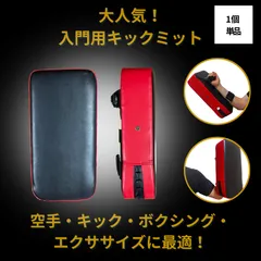 【新品・送料無料】キックミット 単品 空手 ボクシング キックボクシング ミット打ち ダイエット ストレス解消 軽量のサムネイル