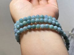 本翡翠 ヒスイ 翡翠小玉 ブレスレット アクセサリー ミャンマー産天然