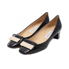 ジミーチュウ JIMMY CHOO パンプス ブラック パテントレザー エナメルハイヒール レディース 未使用