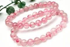 花びらのよう ロードナイトシリカ　8.5mm　ブレスレット 1個売り パワーストーン 天然石 _B1330-85