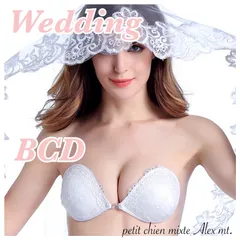 ブラ　レース  谷間メイク バストアップ ウェディング　ドレス　キャバドレス　B C Ｄ