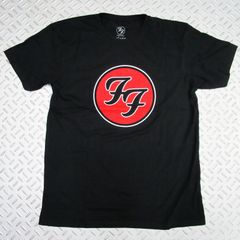 オフィシャル バンドTシャツ フーファイターズ FOO FIGHTERS Logo ブラック 黒