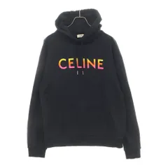 CELINE (セリーヌ) 22AW PULLOVER HOODIE グラデーションロゴ フーディ プルオーバーパーカー 2Y753670Q ブラックのサムネイル
