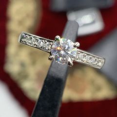 Pt900 ダイヤモンドリング　4.4g  0.352ct