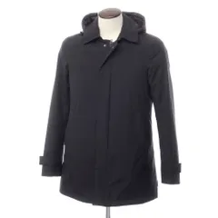 【極美品】HERNO トレンチコート ダウン GORE-TEX 黒 サイズ50 HERNO ヘルノ ダウンコート/LAMINAR OVERSIZE GORE-TEX