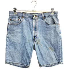 Levi's 505 デニムショートパンツ W36 リーバイス ビッグサイズ ライトブルー コットン メキシコ製 古着卸 アメリカ仕入 2405-1604