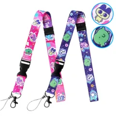 たまごっち ネックストラップ ストラップ ホルダー 鍵 紛失防止 カード 社員証 スマホ キャラクター グッズ Tamagotchi Paradise