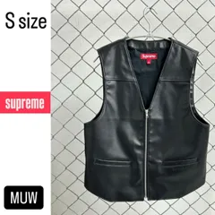 supreme レザーベスト Supreme SUPREME シュプリーム 17SS Leather Utility Vest