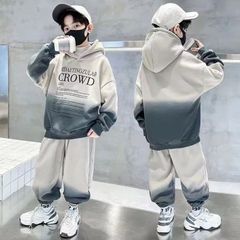 ジャージ 上下セット セットアップ スポーツ キッズ ジュニア スウェット 長袖 パンツ セット フード付き 長ズボン 2点セット スポーツウェア 運動着 幼稚園 小学生 中学生 子供服 男の子  ジュニア服 春 秋 冬 KSFC125(2色120-170)