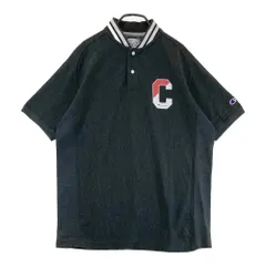 サイズ：X-LARGE CHAMPION GOLF チャンピオンゴルフ REVERSE WEAVE premium jersey 襟付 半袖Tシャツ ポロシャツ  ブラック系 [240101449571] ゴルフウェア メンズ ストスト