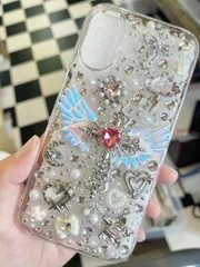 iPhone16ケース　スマホケース　デコスマホ　デコ電　ゴシック　地雷　サブカル