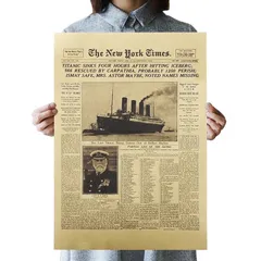 Titanic 初航海 ポスター　証明書付き額入り eiwasailsors_dy-034