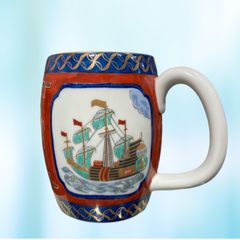 有田焼 謹后工門窯 大型ビールジョッキ 陶器 ビアマグ 900ml - メルカリ