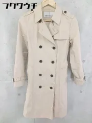◇ ◎ NATURAL BEAUTY BASIC ベルト付 長袖 トレンチ コート サイズM ベージュ レディース 【中古】 【1104200003645】
