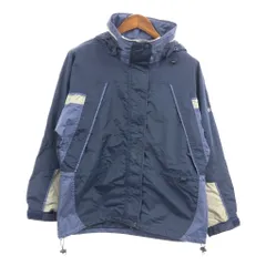 90年代 Columbia コロンビア Fire Ridge マウンテンパーカー ジャケット アウトドア ネイビー (レディース L) 中古 古着 Q1711