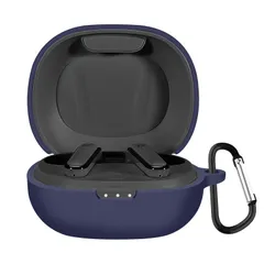 【特価セール】ANYOI 対応 Anker Soundcore Life P3 ケース 超極薄 液状シリコン素材 LED可視 耐衝撃 防水 防塵 軽量デザイン ワイヤレス充電対応 傷防止 紛失防止 シンプルスリム カラビナ付き(ブルー)