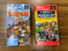 スーパーファミコンソフト　マリオカート　ドンキーコング２
