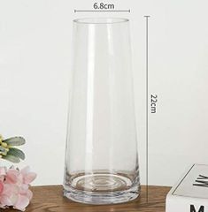 クリア ヨーロピアンスタイル 花器 透明 花瓶 ガラス製 フラワーベース ガラス