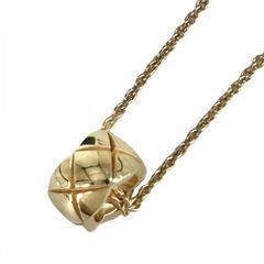 シャネル ネックレス レディース ココクラッシュ アクセサリー ジュエリー アジャスター付き CHANEL K18ゴールド    J12305 約5.1g 美品【中古品】