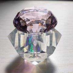 ダッペンディッシュ ピンク 蓋付き フタ付き ガラス ダイヤモンド インテリア ネイル かわいい おしゃれ ネイル筆 洗浄 ネイル用品