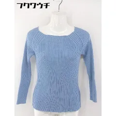 ◇ SENSE OF PLACE by URBAN RESEARCH リブ 長袖 ニット セーター サイズＦ ライトブルー レディース  【中古】 【1106290018530】