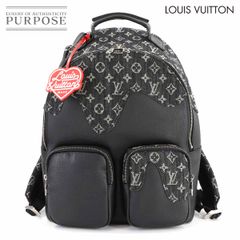 未使用 展示品 ルイ ヴィトン LOUIS VUITTON LVスクエアード モノグラム ドリップ マルチポケット バックパック トリヨンレザー 90280348