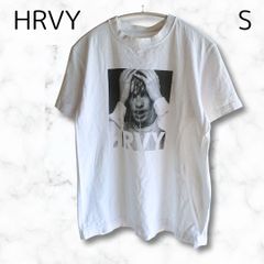 a721 【HRVY】ハーヴィー 半袖 Ｔシャツ (S) 白 夏