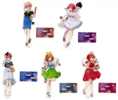 【中古】アクリルスタンド・アクリルパネル 全5種セット クリアスタンド 「ひこくじ 五等分の花嫁∽ ～私と花火、見よ?～」 C賞
