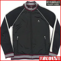BURBERRY BLACK LABEL 廃盤 バーバリーブラックレーベル ジャージ M ジャケット ブルゾン 2 黒 ジャケット_ブルゾン_サイズM一覧←SEULB屋着古← NS558