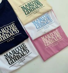 新品未使用　マリテフランソワジルボーMARITHE FRANCOIS GIRBAUD　Tシャツ 半袖　6色選択可能