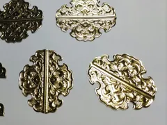 ★☆50ｍｍｘ ３０枚【唐草真鍮金具】 仏具、神輿、山車、飾り真鍮金具