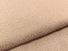 平和屋着物○上質な色無地 紋意匠 薄柿色 ロング丈 正絹 逸品 CAAZ3163yc