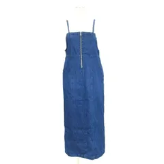 アーバンリサーチ URBAN RESEARCH ITEMS 24AW デニム キャミ ワンピース ジャンパースカート ロング インディゴ 250808E
