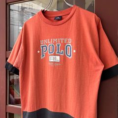 90s POLOSPORT ボーダーロゴTシャツ